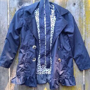 Girls Pink Platinum Raincoat